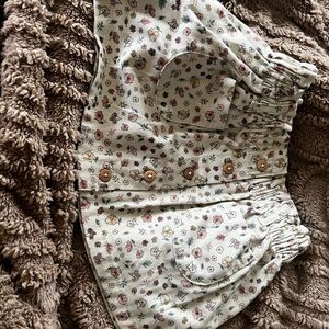 Carter's Floral Print Skirt with Buttons